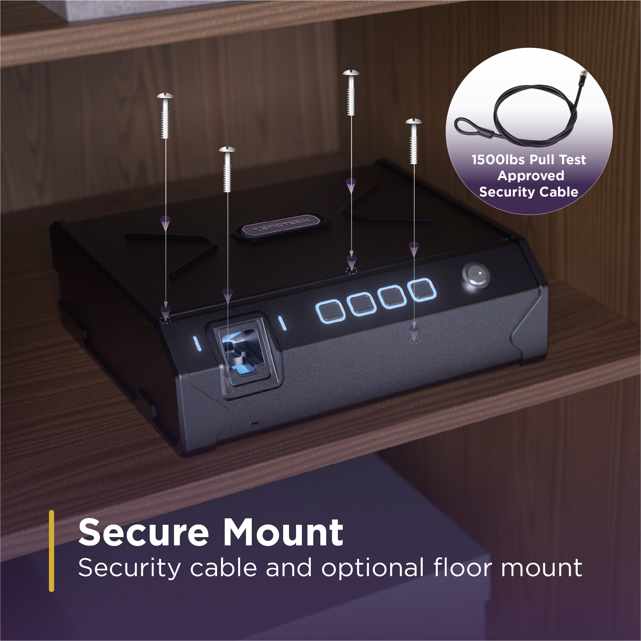 VenoTech™ Finger Vein Top-Entry Safe
