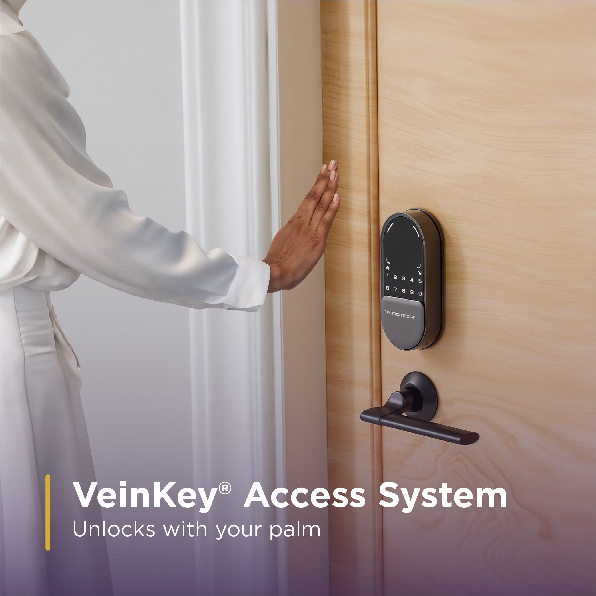 Serrure de porte Venotech Palm Vein